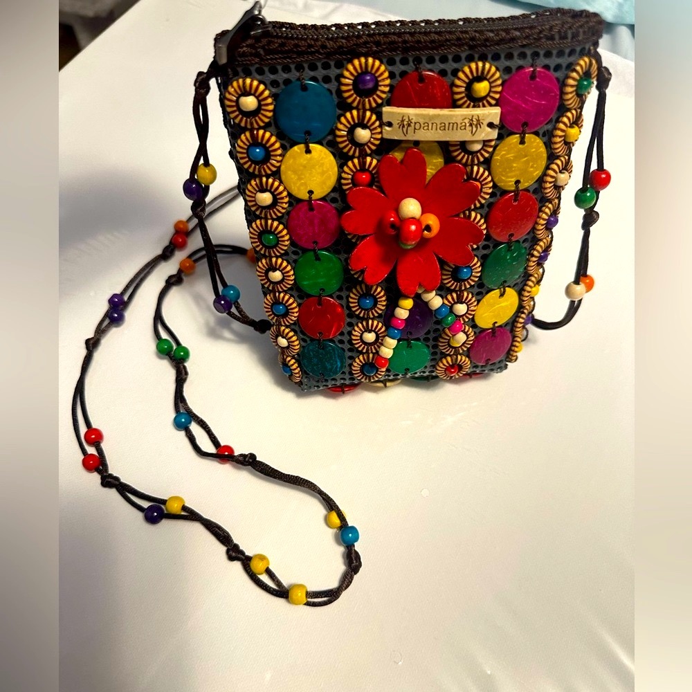 Handmade Beaded Crossbow Purse